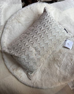Cuscino Arredo in Ciniglia e Velluto – Made in Italy, Lavabile e "Double Face" Zaw