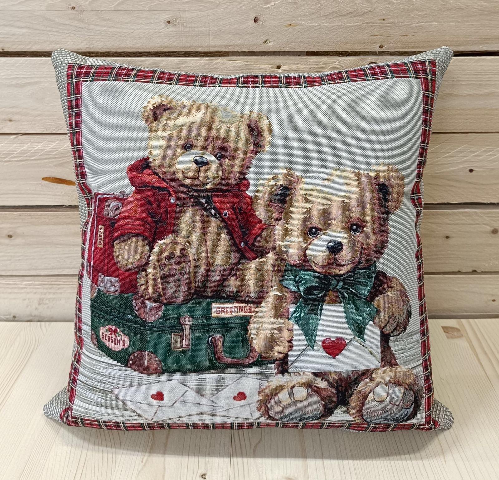 Cuscino di Natale Teddy Bears