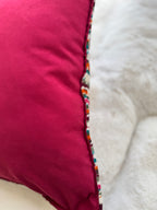 Cuscino Arredo in Ciniglia e Velluto – Made in Italy, Lavabile e "Double Face" Swol