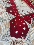 Tovaglia di Natale in Ciniglia Red Chalet