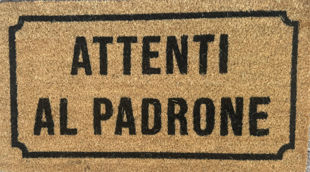 Zerbino in Cocco  "Attenti al Padrone"