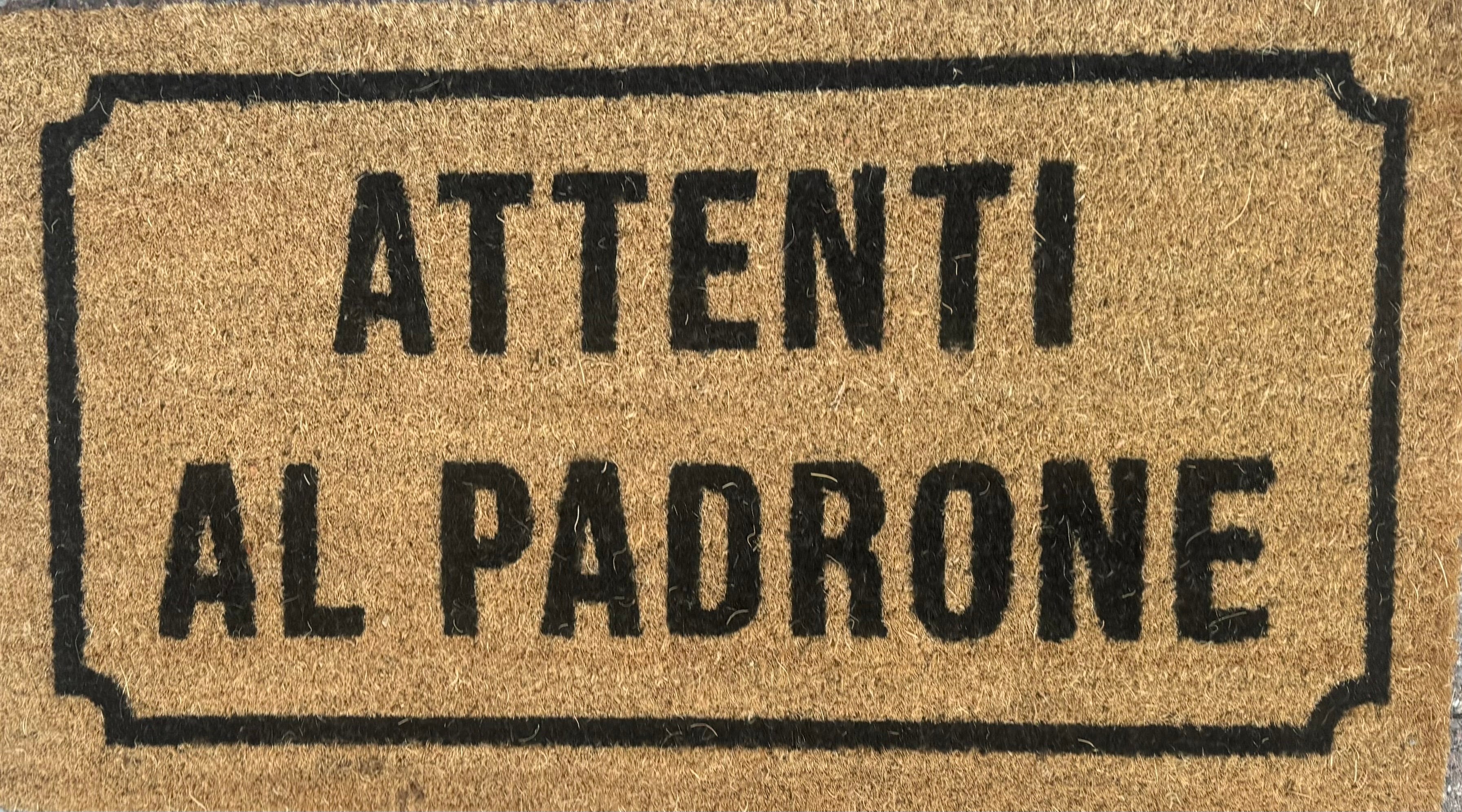 Zerbino in Cocco  "Attenti al Padrone"