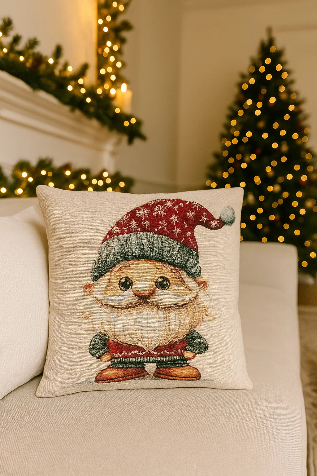 Cuscino di Natale Gnomo Pop