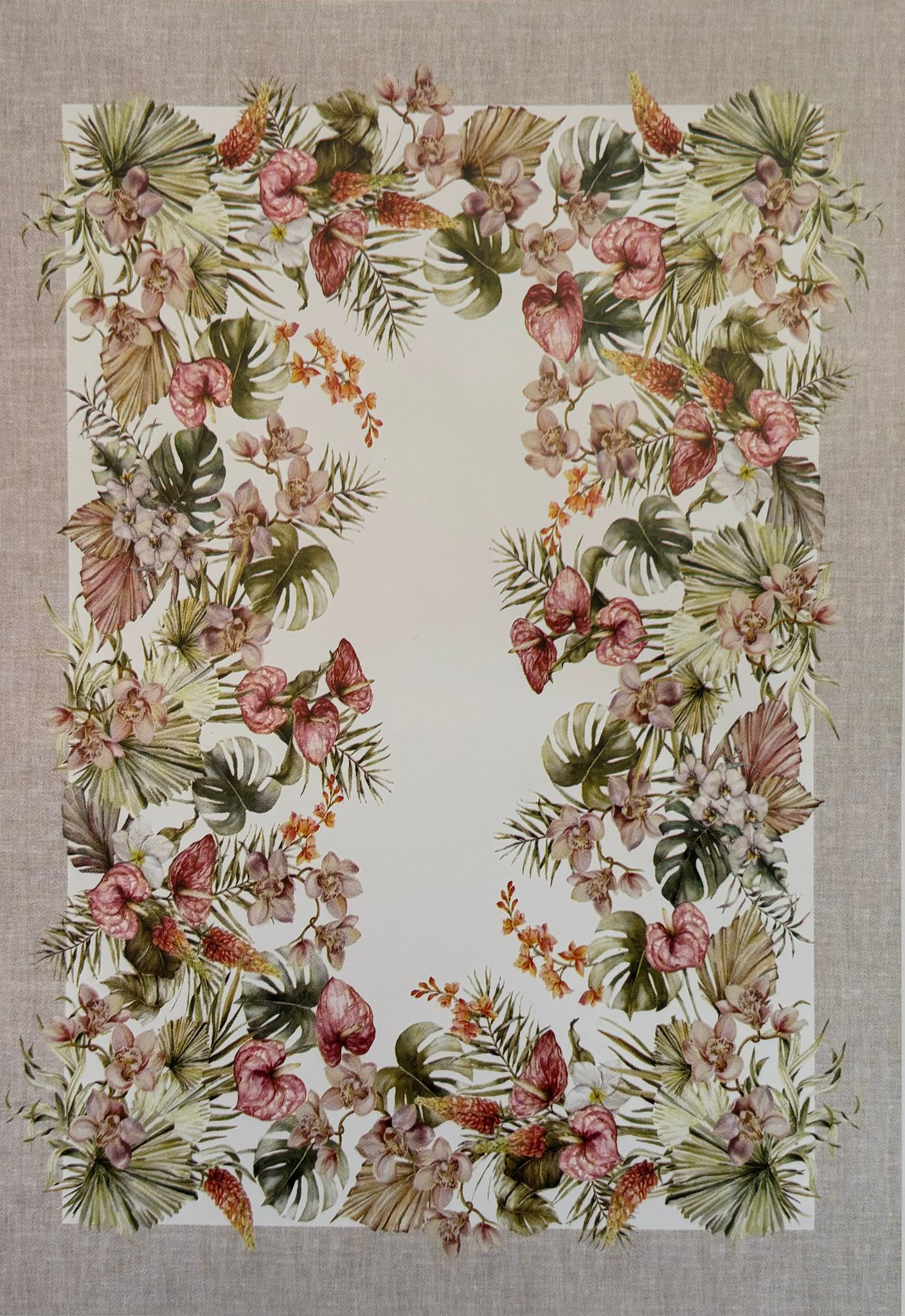 Tovaglia in Cotone Stampa Digitale Tropical