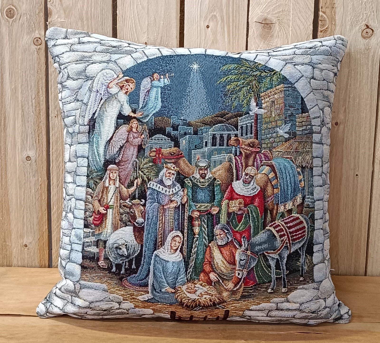 Cuscino di Natale Presepe