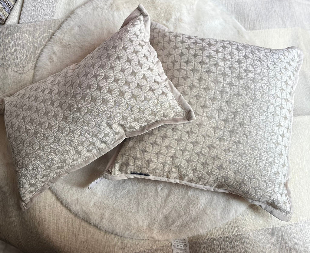 Cuscino Arredo in Ciniglia e Velluto – Made in Italy, Lavabile e "Double Face" Zalo