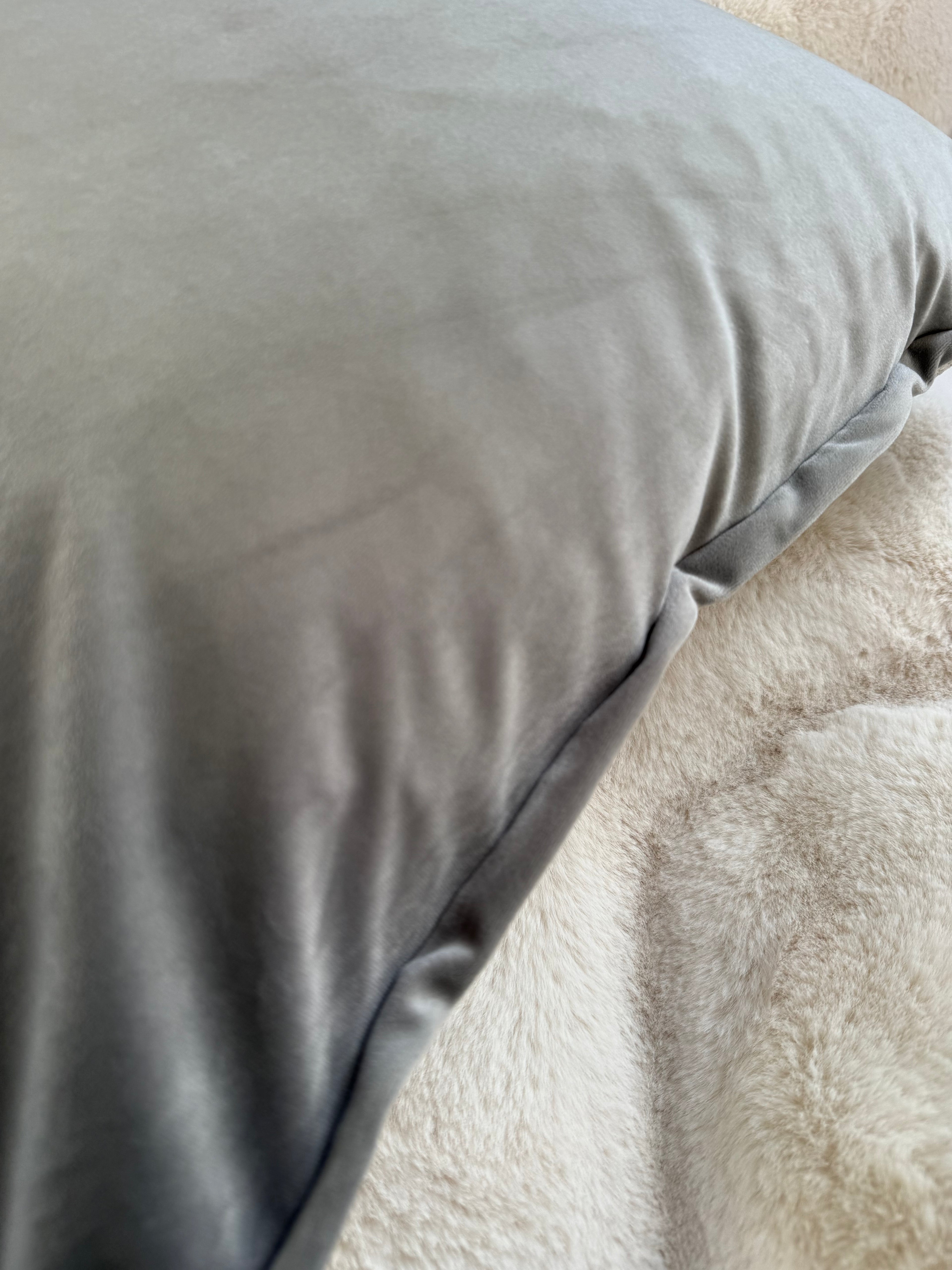 Cuscino Arredo in Ciniglia e Velluto – Made in Italy, Lavabile e "Double Face" Tunne