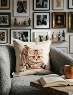 Cuscino d'arredo Gattino  jacquards