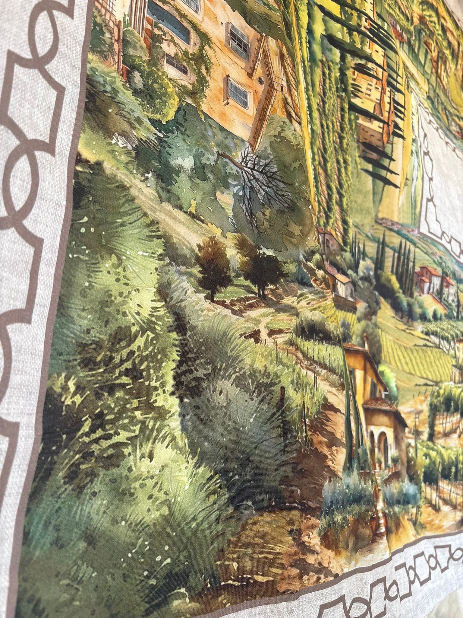 Tovaglia in Cotone Stampa Digitale Toscana