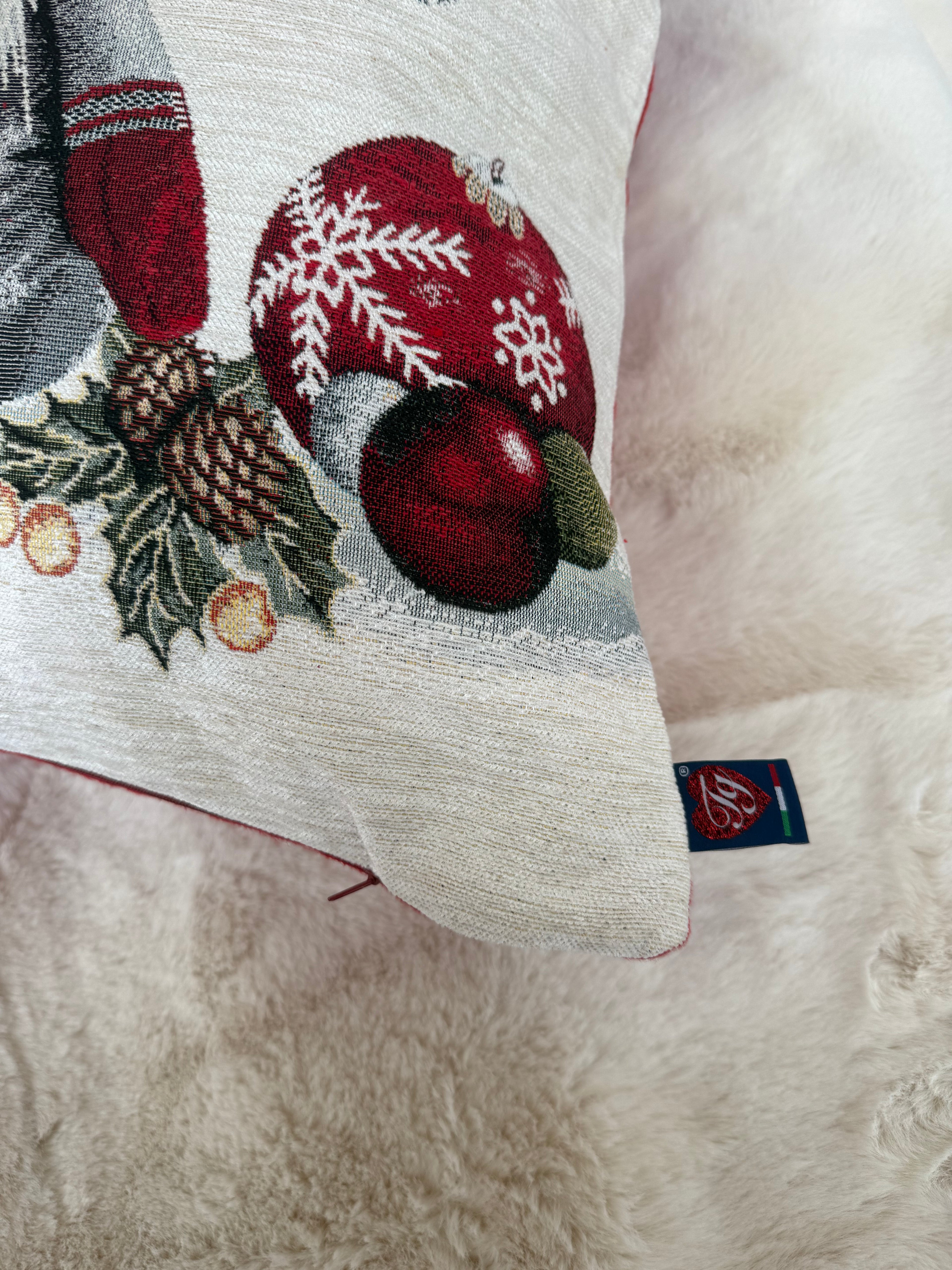 Cuscino di Natale elfo rosso