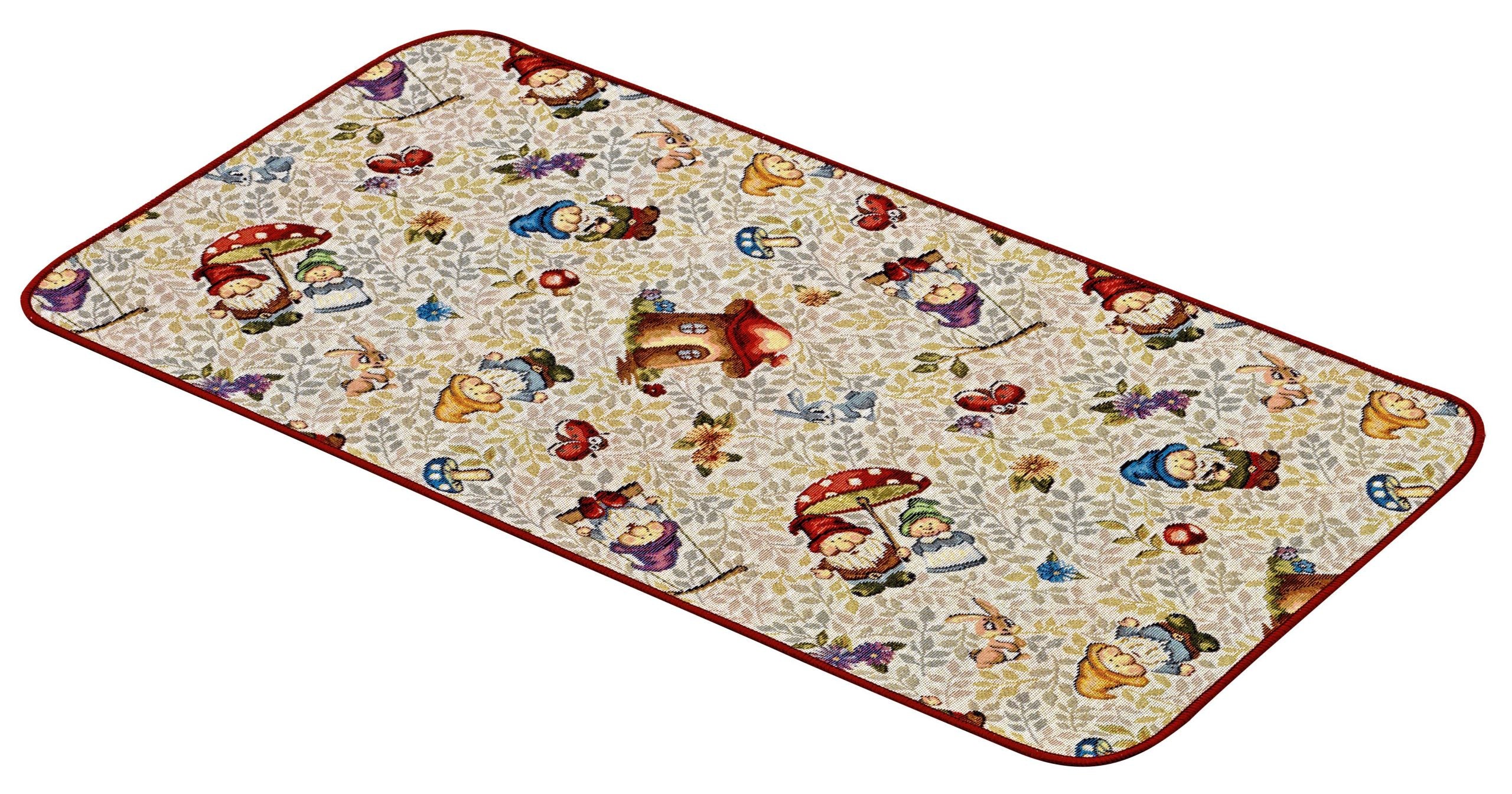 Passatoia Gnomo jacquard Gommato