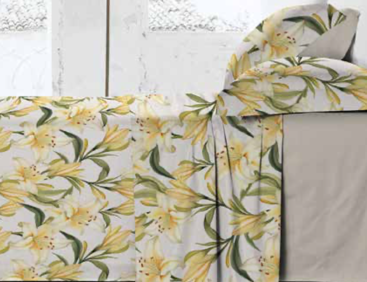 Completo Lenzuolo Copriletto in Cotone LOWY