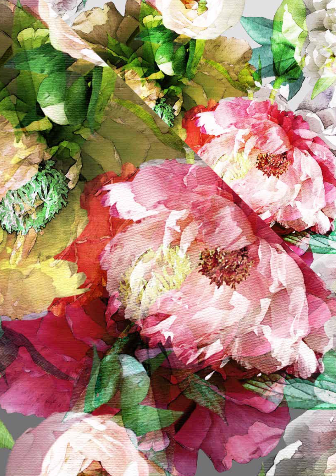 Completo Letto/Copripiumino in Cotone PETAL