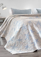 Copriletto in Jacquard Ocean