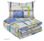 Completo Letto/Copripiumino/Copriletto  in Cotone DANIEL