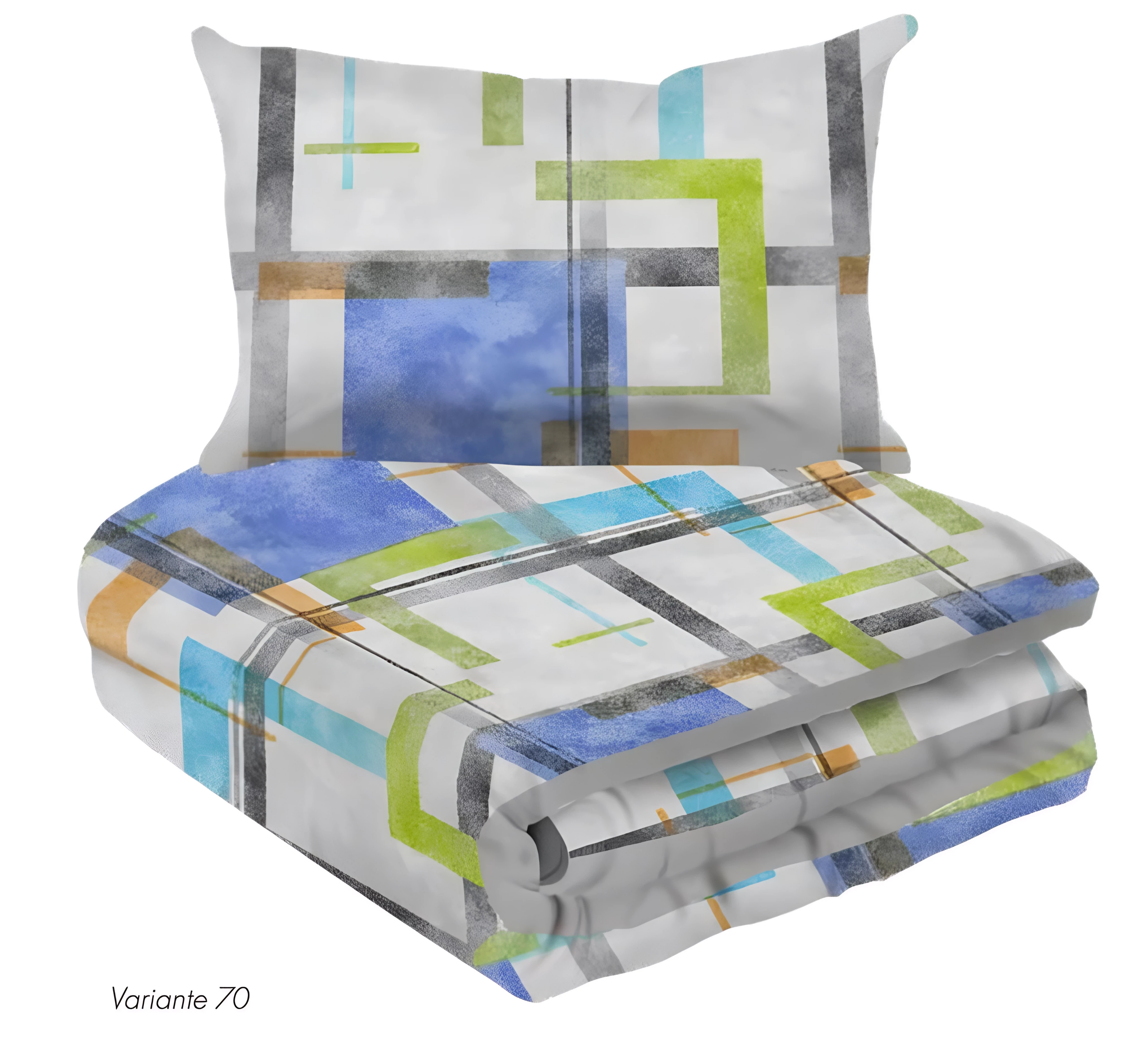 Completo Letto/Copripiumino/Copriletto  in Cotone DANIEL