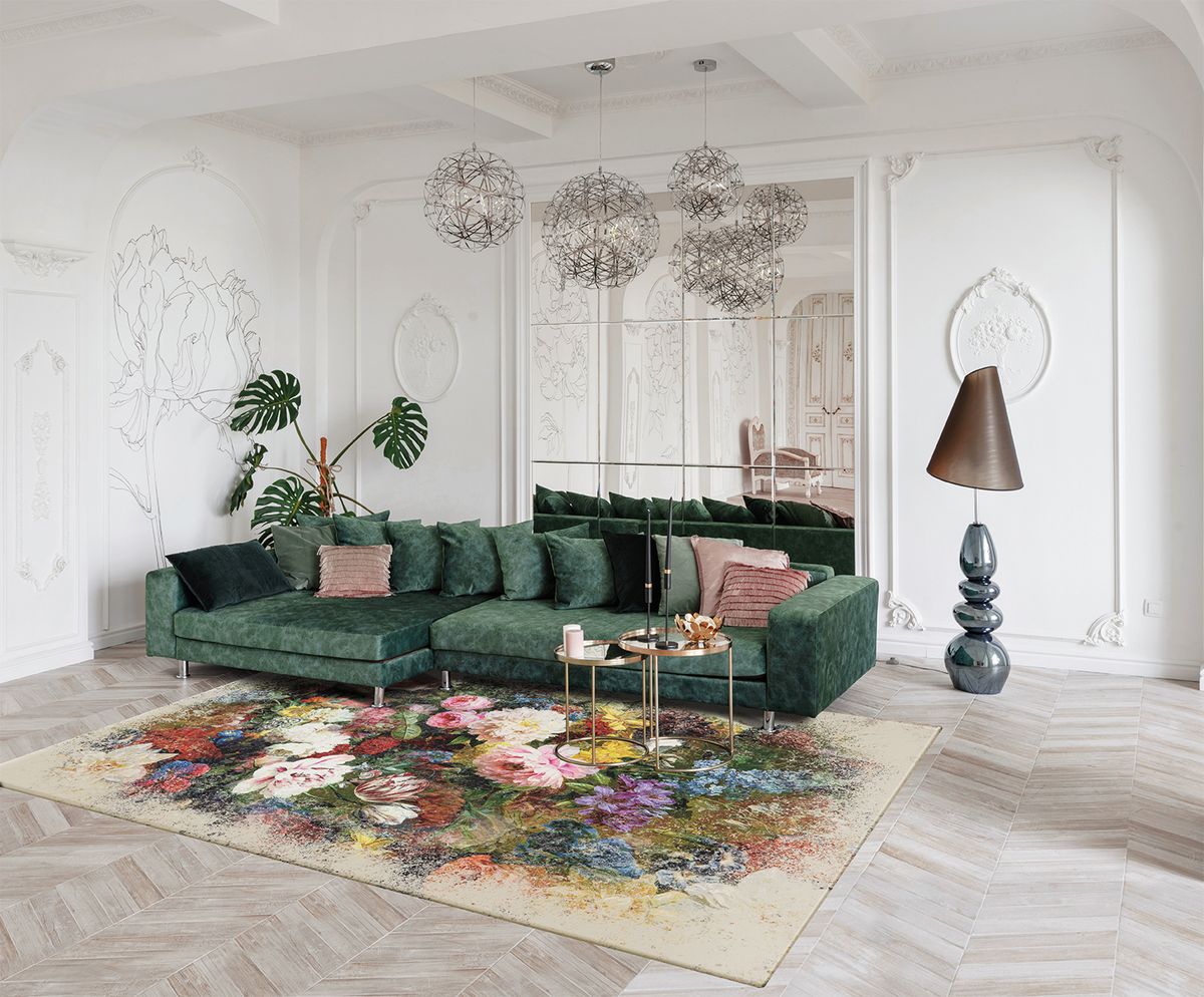 Tappeto Sala/Camera Modello Panna Made in Italy