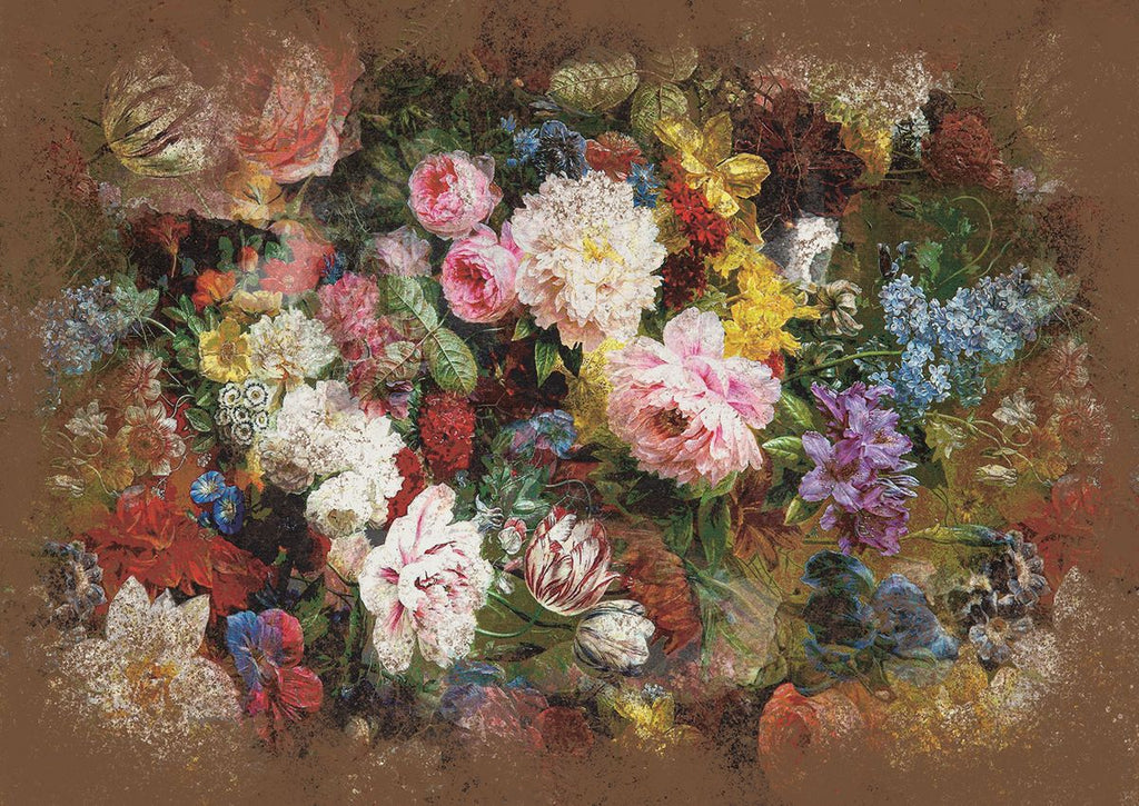 Tappeto Sala/Camera Modello Bosschaert Tabacco Made in Italy