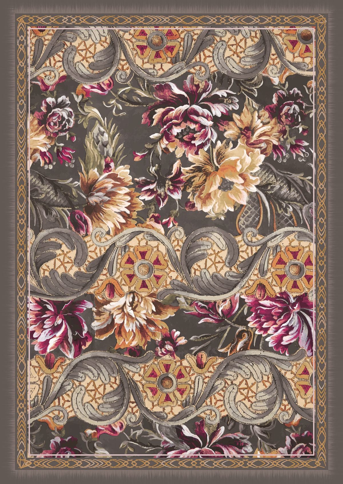 Tappeto Sala/Camera Modello Rosseau Made in Italy