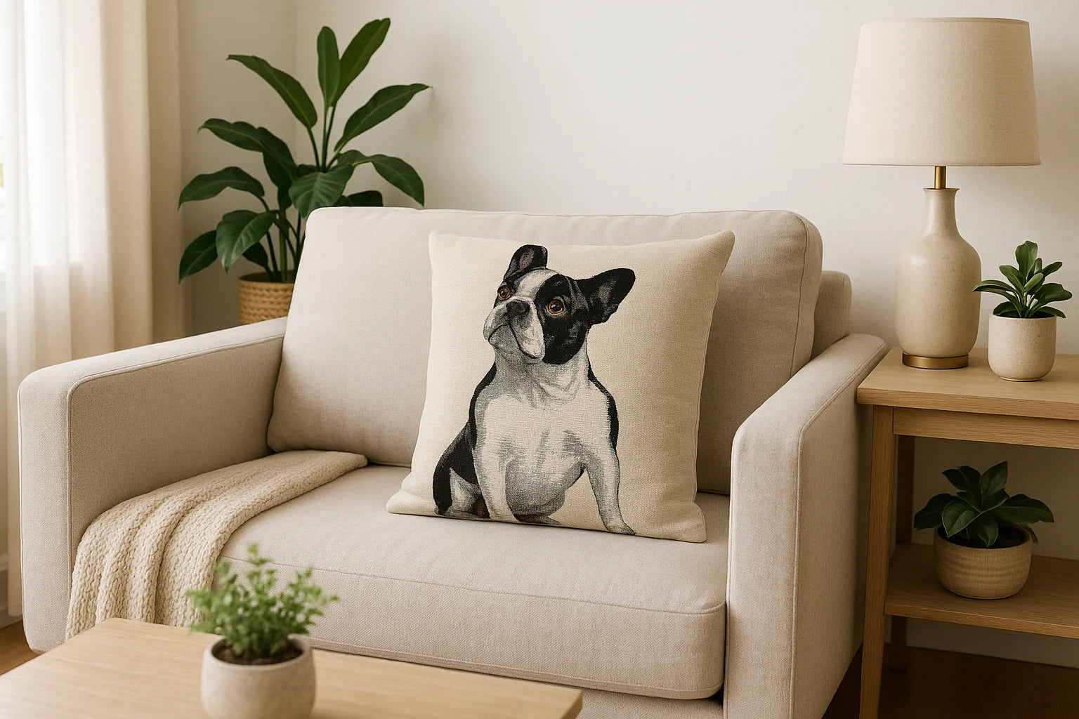 Cuscino d'arredo Bulldog