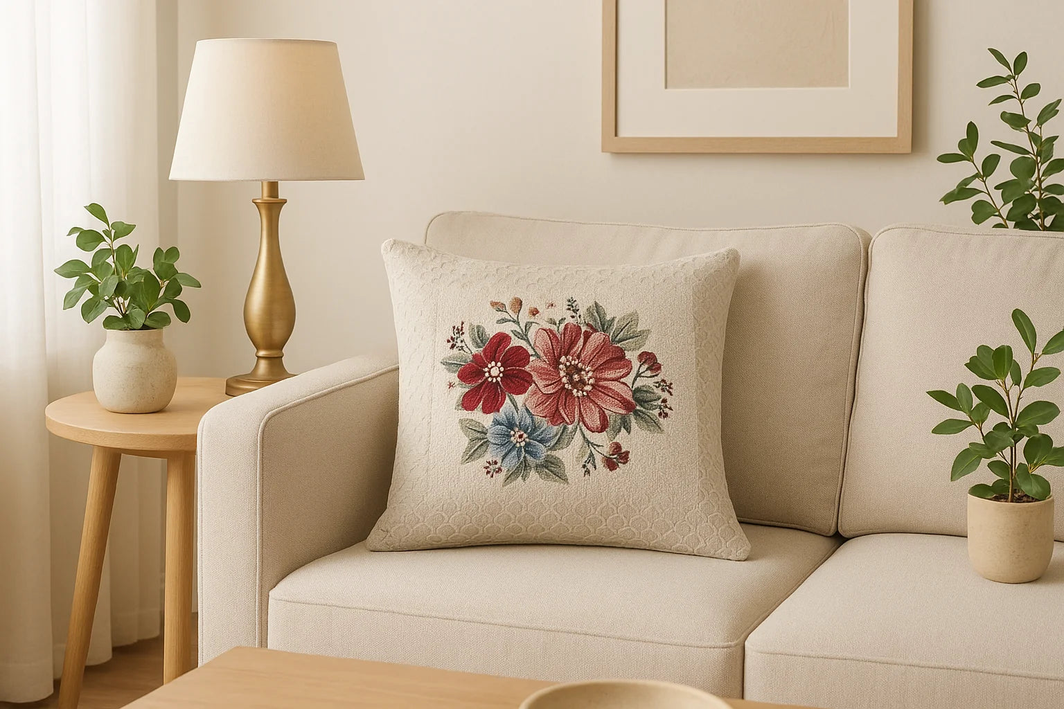 Cuscino d'arredo Cuore Boquet jacquards