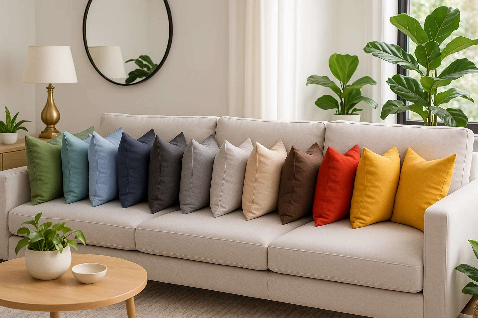 Cuscino d'arredo Tinta Unita cotone