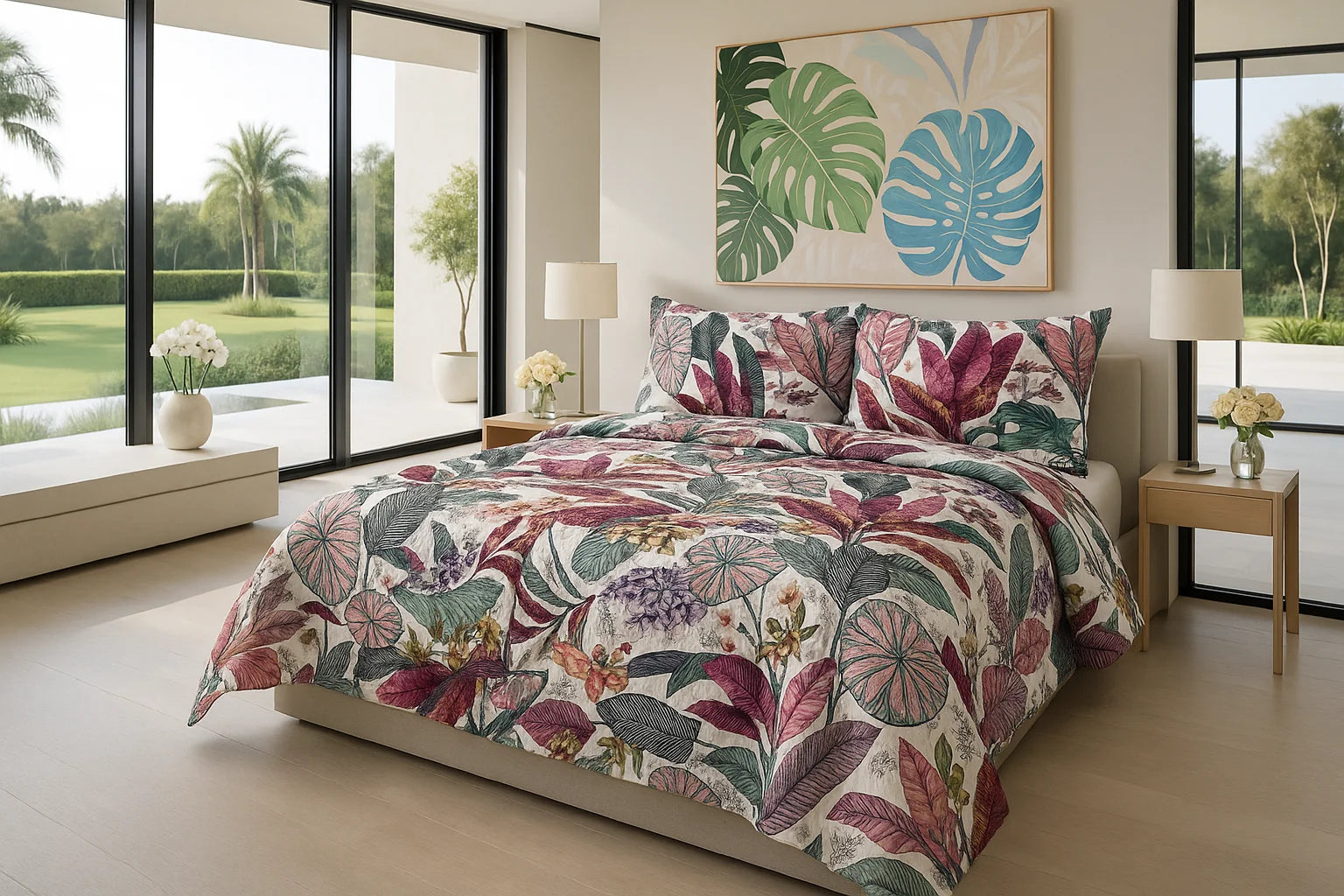 Completo Letto/Copripiumino in Cotone MINAH