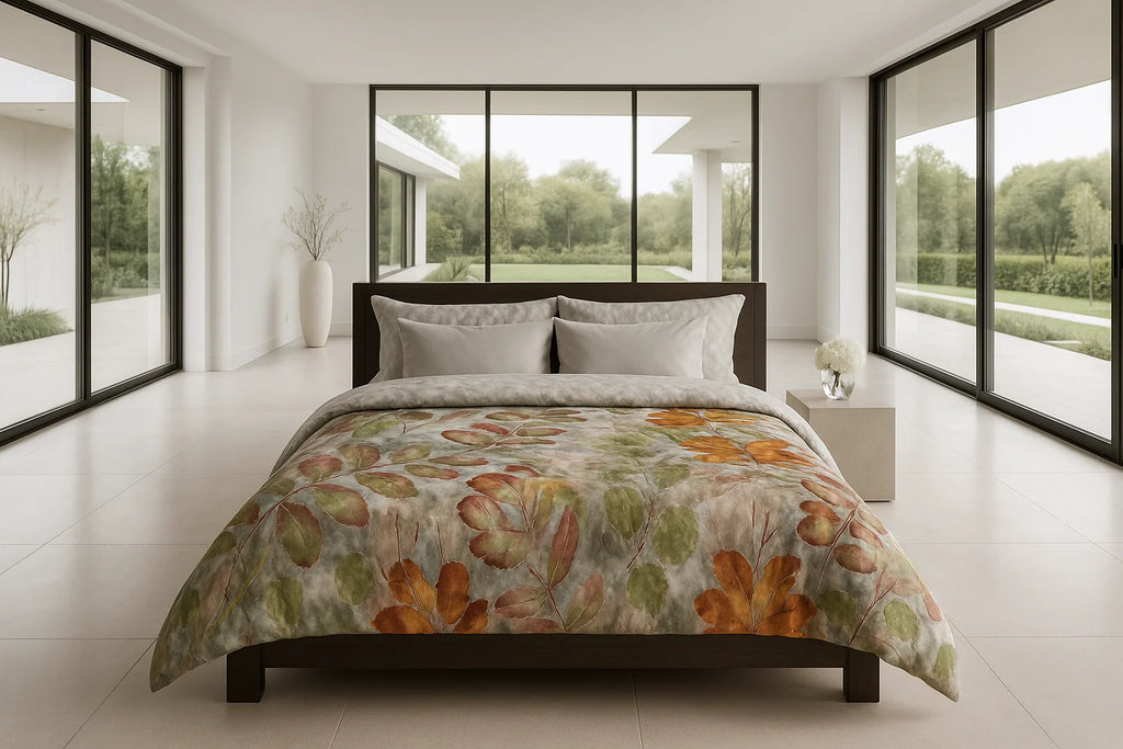 Completo Letto/Copripiumino in Cotone FOLHA