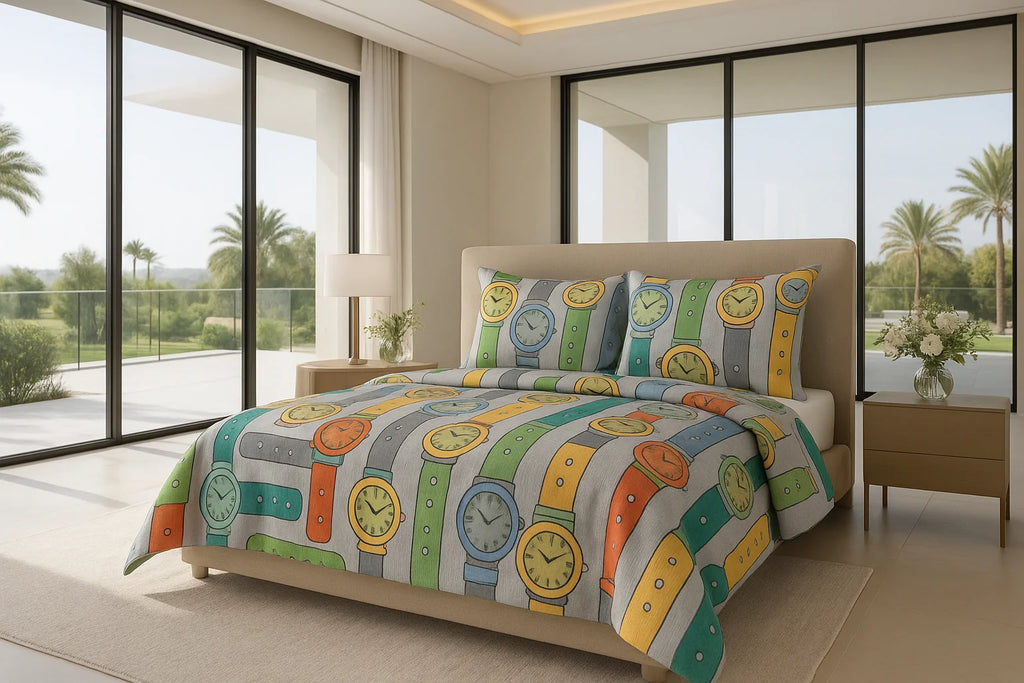 Completo Letto/Copripiumino  in Cotone REROY