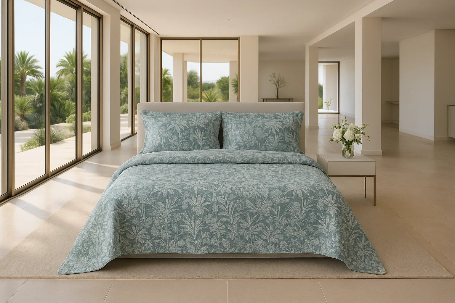 Completo Letto/Copripiumino/Copriletto  in Cotone ANDREW