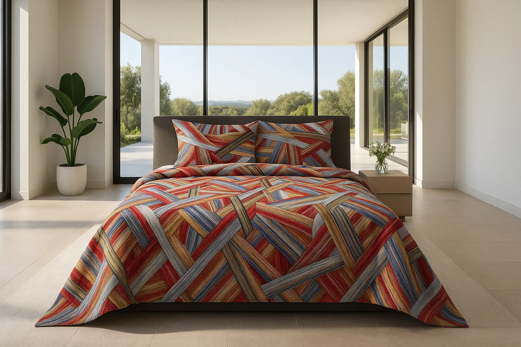 Completo Letto/Copripiumino/Copriletto  in Cotone OTTY