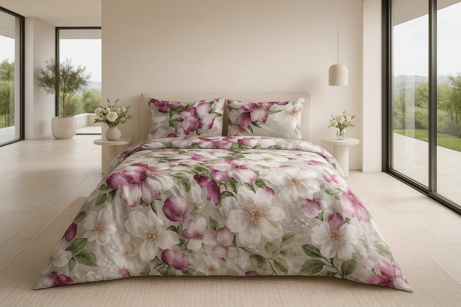 Completo Letto/Copriletto in Cotone ELEN