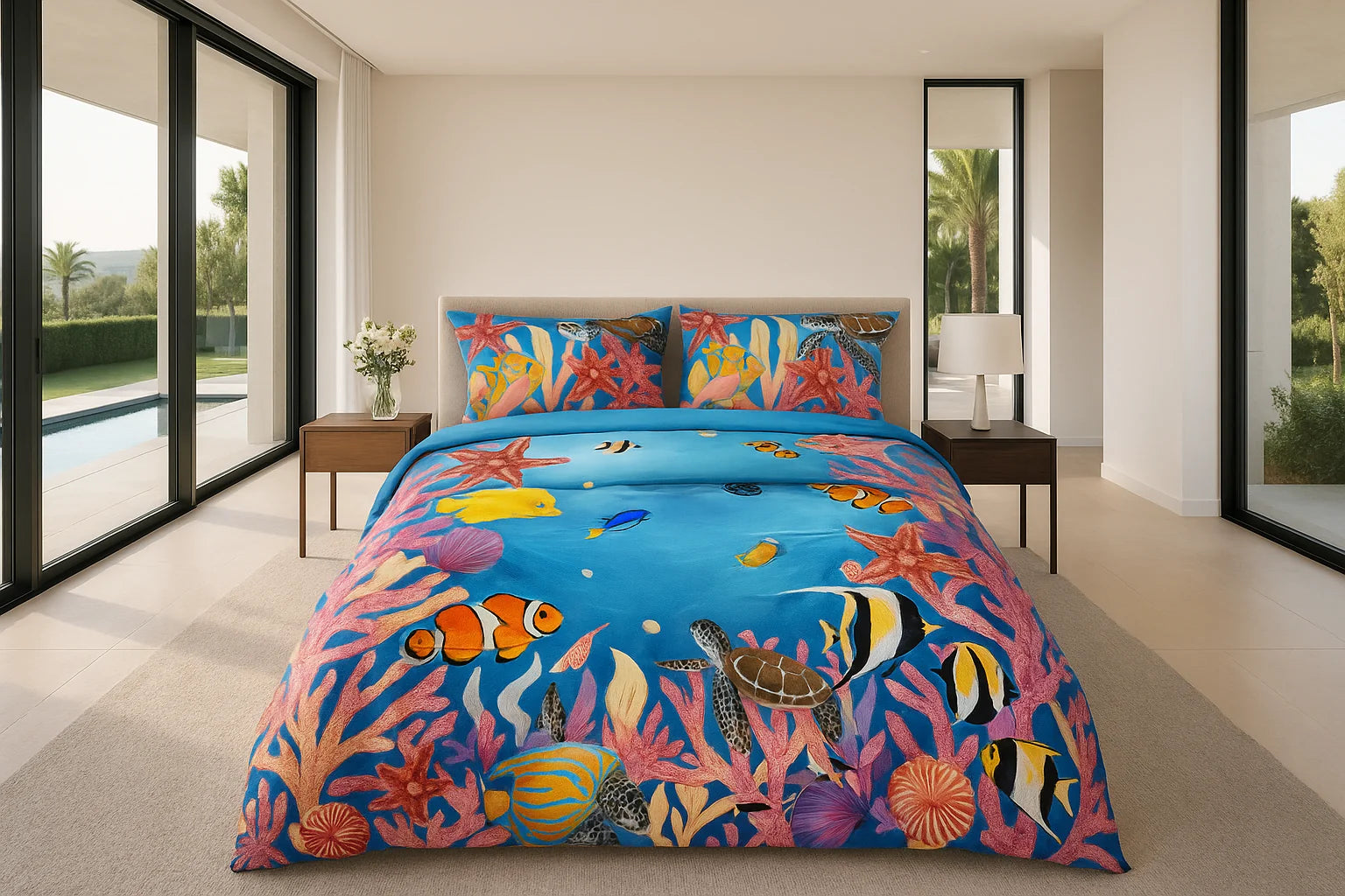 Parure Copripiumino in stampa Digitale FJORD