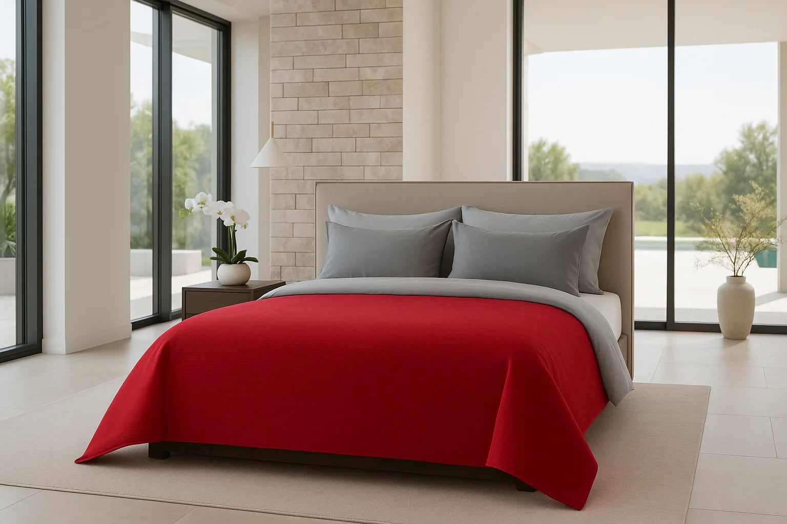 Completo Parure Copripiumino in Cotone SUGAR