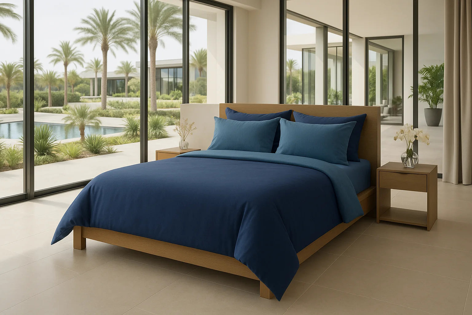 Completo Parure Copripiumino in Cotone SUGAR