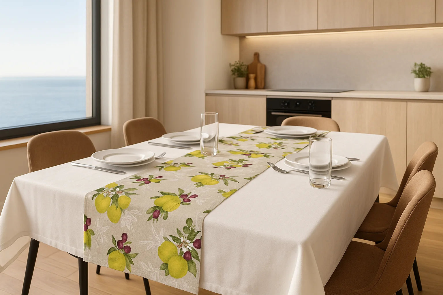 Runner in Cotone Citrus Oil