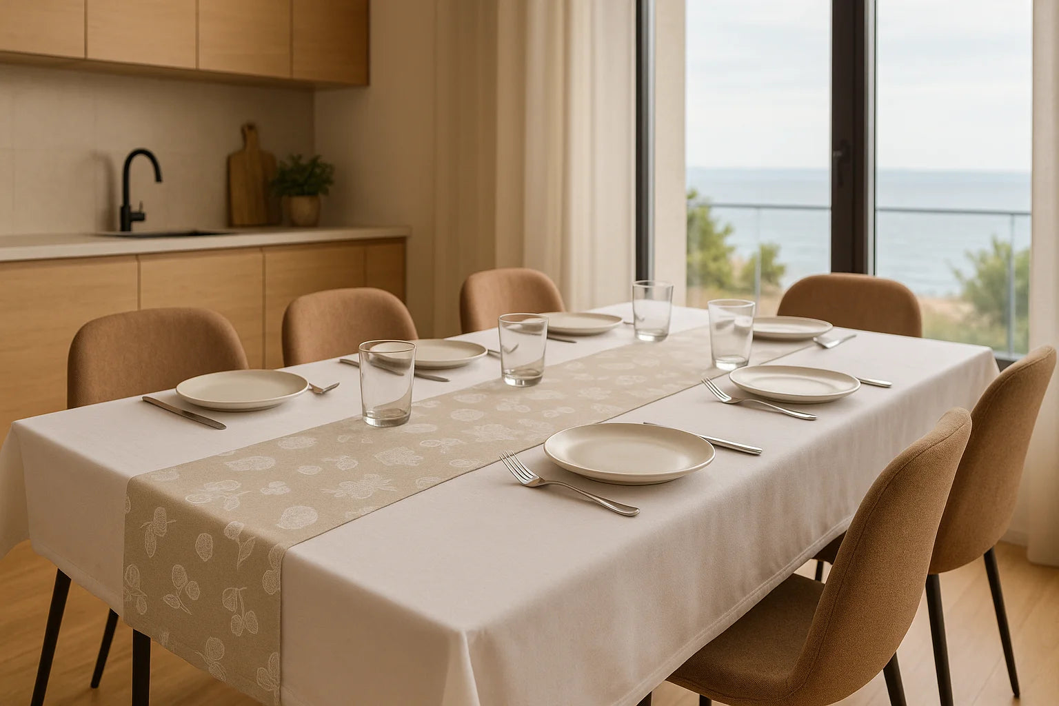 Runner in Cotone Frutta