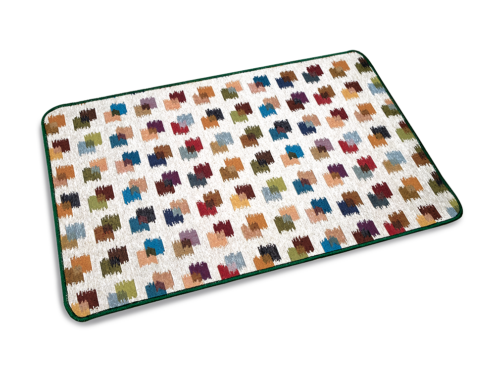 Passatoia Arlecchino jacquard Gommato