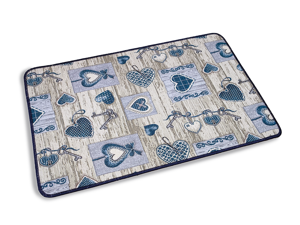 Passatoia Luchetto jacquard Gommato