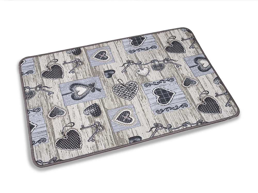 Passatoia Luchetto jacquard Gommato