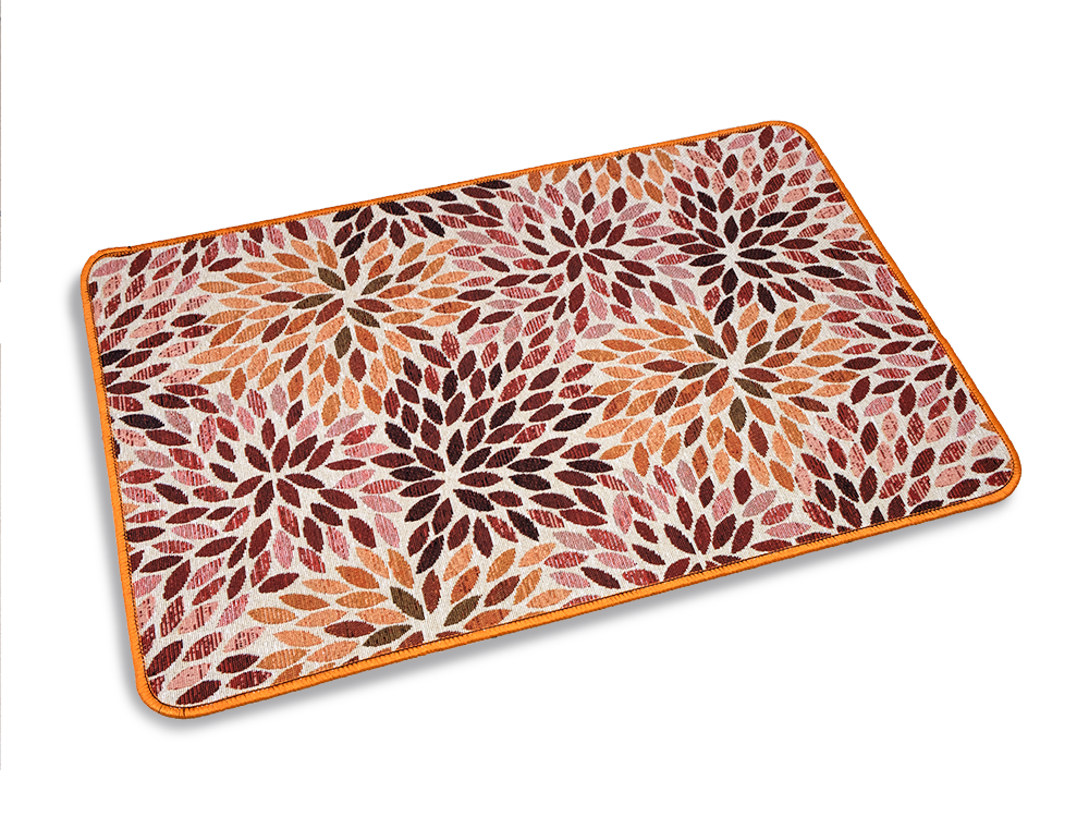 Passatoia Petalo jacquard Gommato