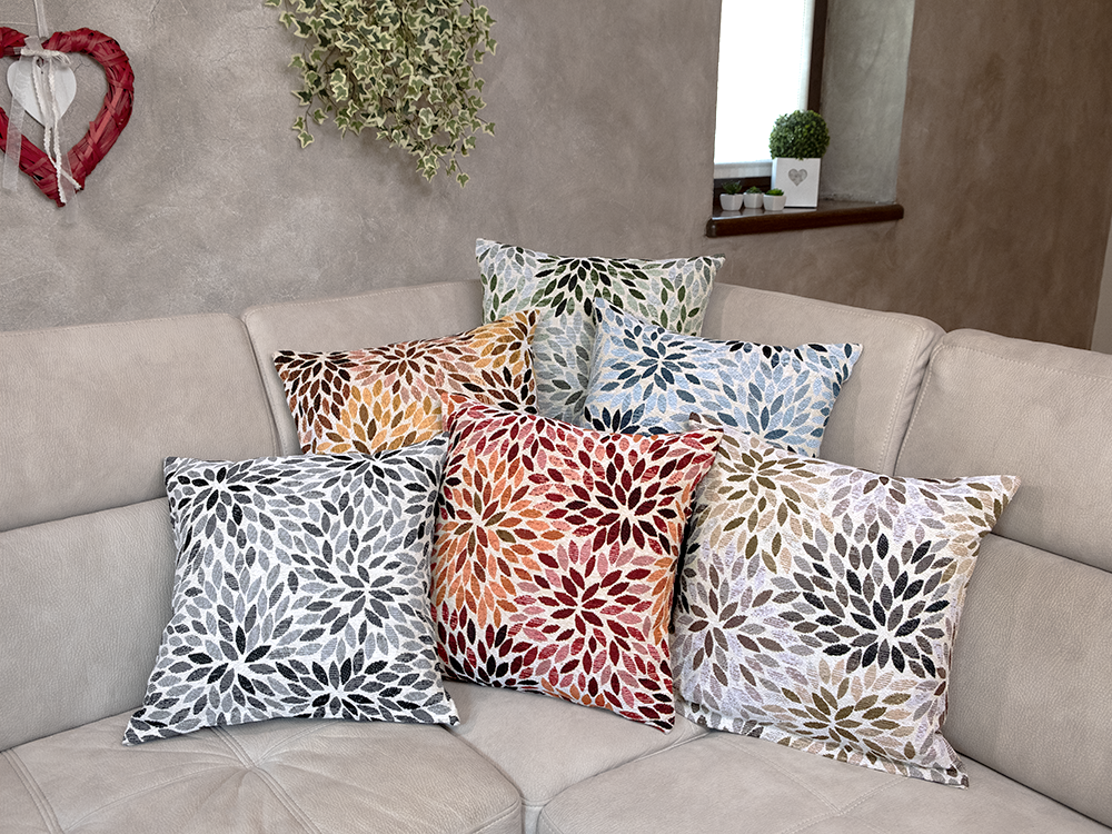Cuscino d'arredo Petalo jacquards