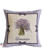 Cuscino d'arredo Lavanda jacquards