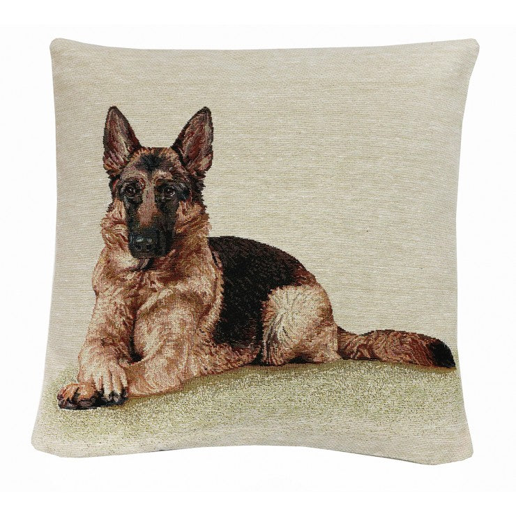 Dekokissen mit deutschem Schäferhund 
