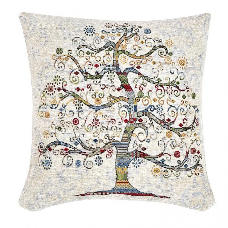 Cuscino d'arredo Albero della vita jacquards