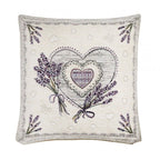 Cuscino d'arredo Cuore di Lavanda jacquards