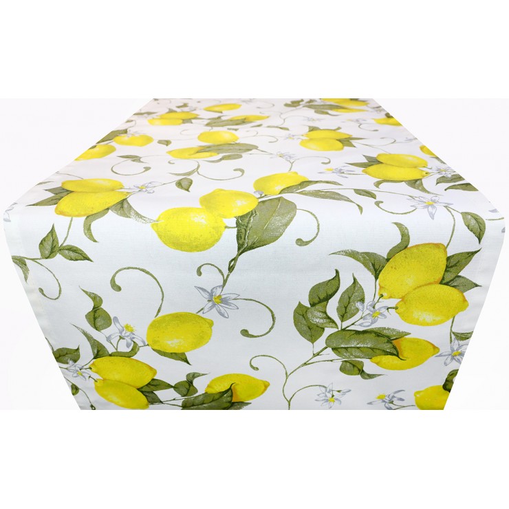 Runner in Cotone Limoni