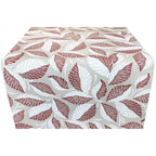 Runner in Cotone Foglie-Rosso
