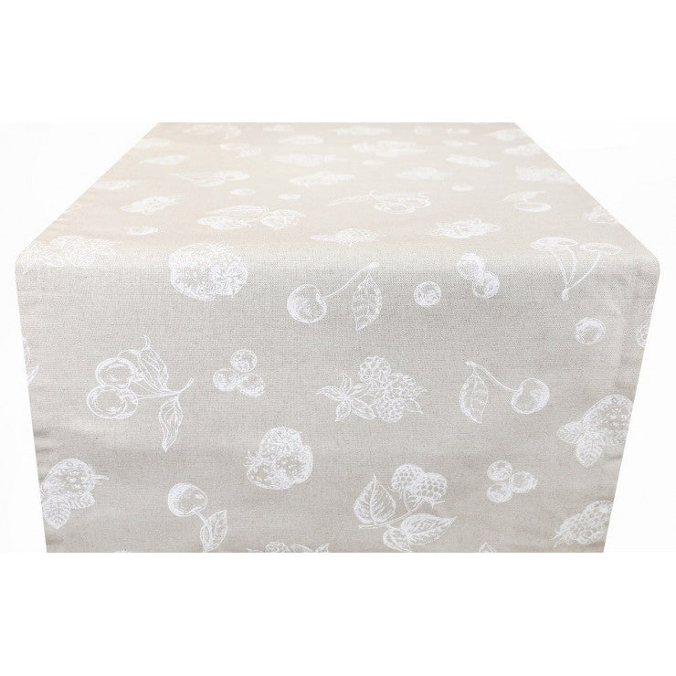 Runner in Cotone Frutta