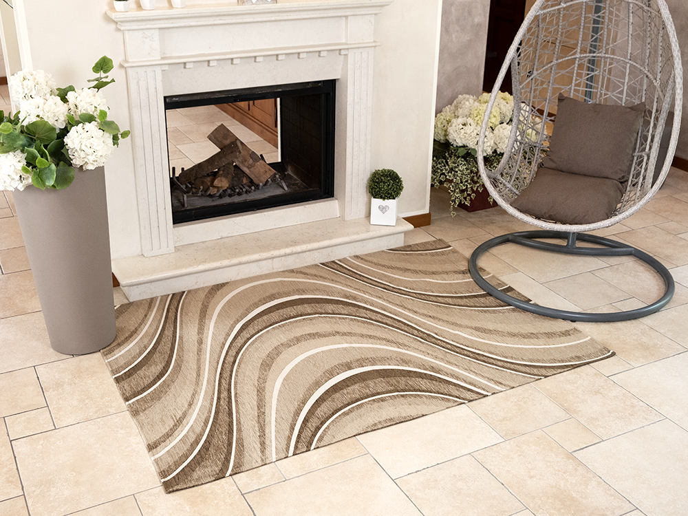 Tappeto Sala/Camera Modello Onda Made in Italy